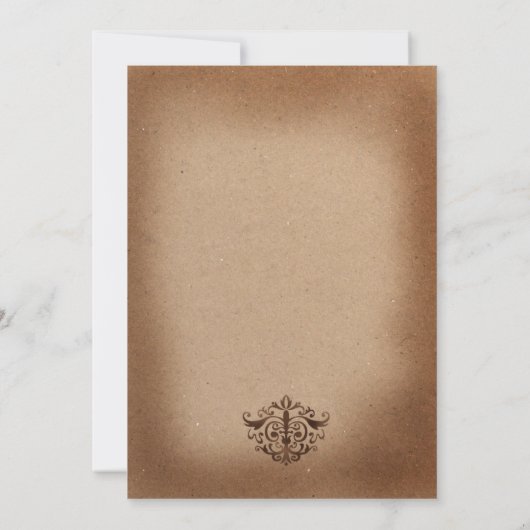 Rustic Las Vegas Wedding Cards Save The Date (Achterkant)