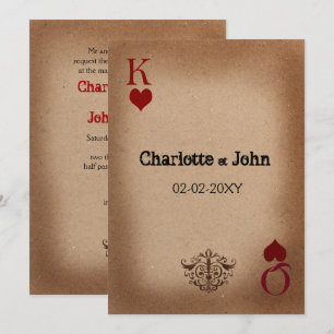 Rustic Las Vegas Wedding Kaarten