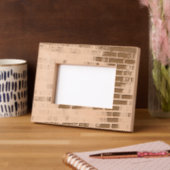 Rustic Laser gegraveerd Afbeelding Lijst baksteenp (Links)