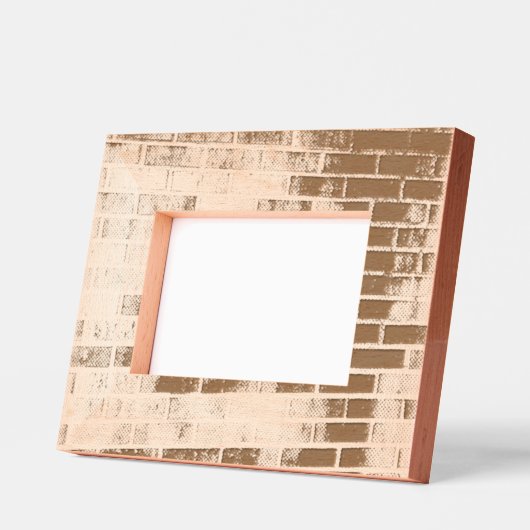 Rustic Laser gegraveerd Afbeelding Lijst baksteenp (Links)