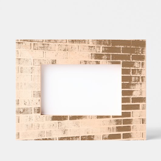 Rustic Laser gegraveerd Afbeelding Lijst baksteenp (Voorkant)