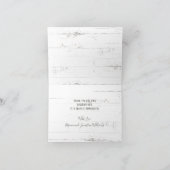 Rustic Laurel Krans Waterverf Groene Naam Bedankkaart (Binnen)