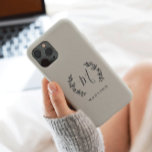 Rustic Laurel Script Monogram Naam Hoesje-Mate iPh Case-Mate iPhone 14 Pro Max Hoesje<br><div class="desc">Rustic Laurel Script Monogram Name phone case. Klik uitgeven knoop om dit ontwerp aan te passen.</div>