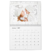Rustic Laurel Wreath Farmhouse Family Foto 2023 Kalender (Jan 2027)