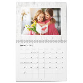 Rustic Laurel Wreath Farmhouse Family Foto 2023 Kalender (Feb 2027)
