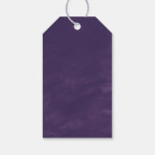 Rustic Lavender and Eucalyptus Wedding Welcome Cadeaulabel (Achterkant)