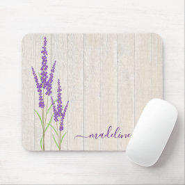 Rustic Lavender Botanisch | Gepersonaliseerde Mous Muismat