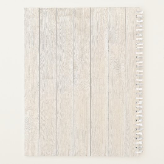 Rustic Lavender Botanisch | Gepersonaliseerde plan Planner (Achterkant)