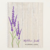 Rustic Lavender Botanisch | Gepersonaliseerde plan Planner (Voorkant)