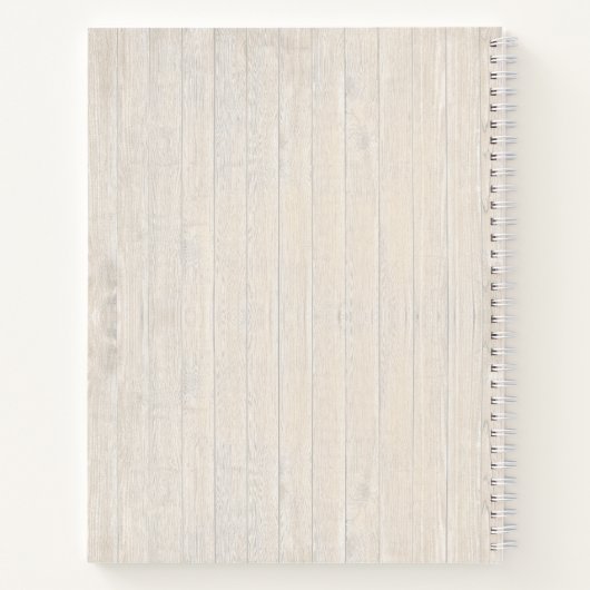 Rustic Lavender Botanisch |  Notitieboek (Achterkant)