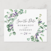 Rustic Lavender Circle Sparen het Briefkaart van d (Voorkant)