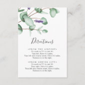 Rustic Lavender Directions Enclosure Kaart (Voorkant)