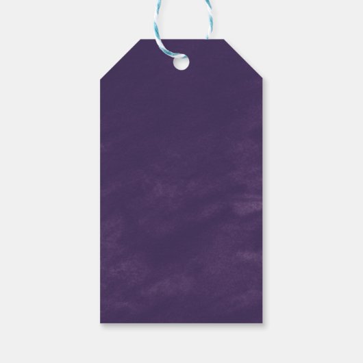 Rustic Lavender en Eucalyptus Hartelijk dank Cadeaulabel (Achterkant)