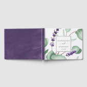 Rustic Lavender en Eucalyptus Wedding Gastenboek (Volledig)