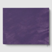 Rustic Lavender en Eucalyptus Wedding Gastenboek (Achterkant)