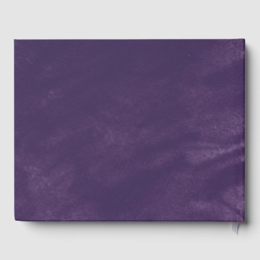 Rustic Lavender en Eucalyptus Wedding Gastenboek (Achterkant)