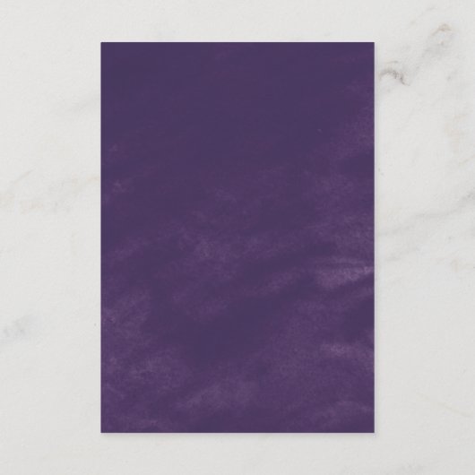 Rustic Lavender & Eucalyptus Hotel Enclosure Kaart (Achterkant)