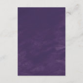 Rustic Lavender & Eucalyptus Receptie Kaart invoeg (Achterkant)