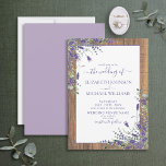 Rustic Lavender Eucalyptus Wood Script Weddenschap Kaart<br><div class="desc">Oh, we zijn zo blij met deze trendy lavender eucalyptus, rustige trouwuitnodiging! Met handgeschreven scripttypografie, lavender en eucalyptus waterverf botanische floralen en een verouderde barnwood textuur. Een deel van een trouwsuite waarvan we hopen dat je er zoveel van houdt als we doen: https://www.zazzle.com/collections/lavender_eucalyptus_floral_wood_wedding-119193107197450251 Hartelijk dank voor het ondersteunen van onze...</div>