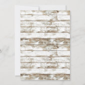 Rustic Lavender Floral Jar Barn Vrijgezellenfeest Kaart (Achterkant)