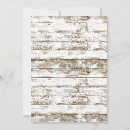 Rustic Lavender Floral Jar Barn Vrijgezellenfeest Kaart (Achterkant)