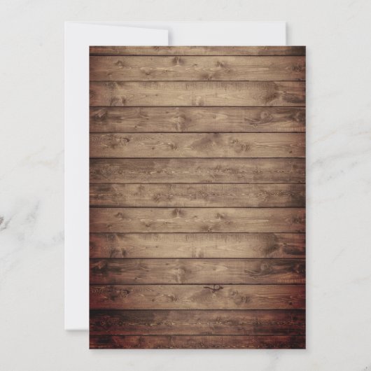 Rustic Lavender Floral Jar String Lights Wedding Kaart (Achterkant)