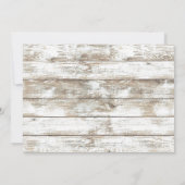 Rustic Lavender Floral Mason Jar Vrijgezellenfeest Kaart (Achterkant)