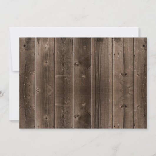 Rustic Lavender Flowers Mason Jar Vrijgezellenfees Kaart (Achterkant)