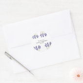 Rustic Lavender Hartelijk dank voor Sticker (Envelop)