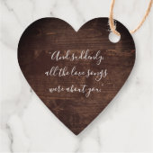 Rustic Lavender | Houden met Citaat terug Dank u Bedankjes Labels (Achterkant)