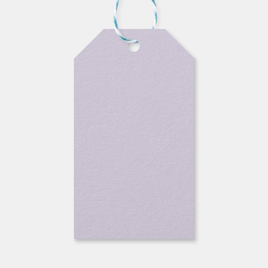 Rustic Lavender | Paarse dank Cadeaulabel (Achterkant)