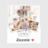 Rustic Lavender RECPE Journal 4 Foodie foto's toev Sticker (Vel)