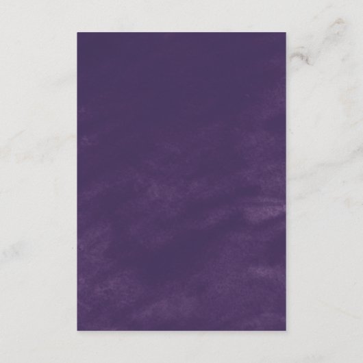 Rustic Lavender Wedding Wishing Well Kaart (Achterkant)