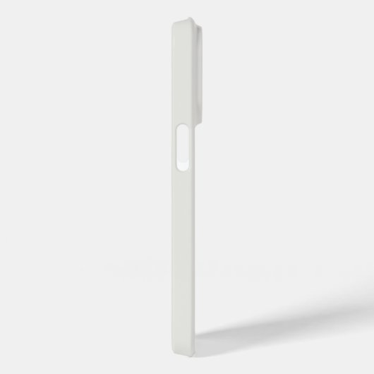 Rustic Leaf Monogram Initiaal Cream Neutraal Case-Mate iPhone Case (Achterkant / Rechts)