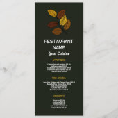 Rustic Leaf, Restaurant Slank Menu (Voorkant)