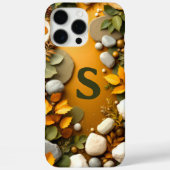 Rustic Leaf & Stone Case-Mate iPhone Case (Achterkant)