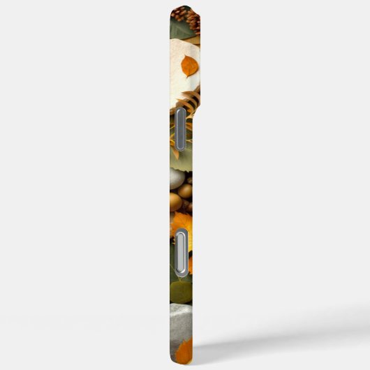 Rustic Leaf & Stone Case-Mate iPhone Case (Achterkant / Rechts)