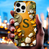Rustic Leaf & Stone iPhone Hoesje