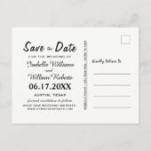 Rustic Leather Cowboy Boots Save the Date Wedding Aankondigingskaart (Achterkant)