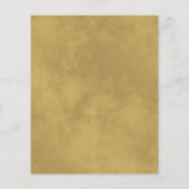 Rustic Leaves Black & Gold BUDGET Weddenschap uitn (Achterkant)