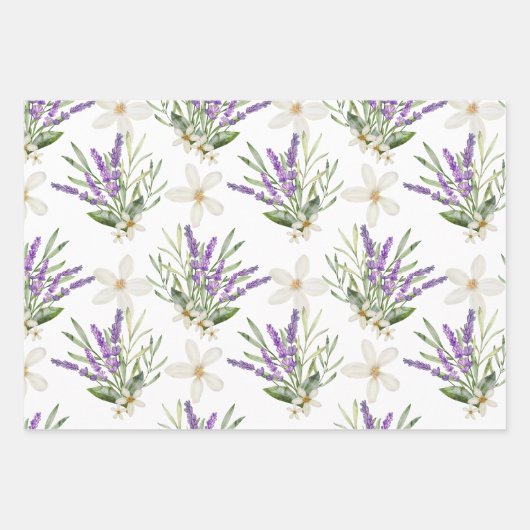 Rustic Lemon floral Citrus Wedding Wrapping Paper (Voorkant 2)