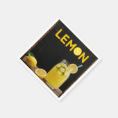 Rustic Lemon Lemonade Baby Shower Servet (Hoek)