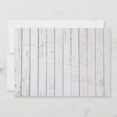 Rustic Lemons Jar & Blue Hydrangea Wedding Kaart (Achterkant)