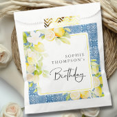 Rustic lemons Mediterranean birthday Bedankzakje