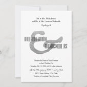 Rustic Letterpress Kaart (Voorkant)