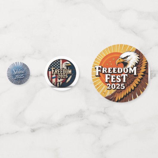 Rustic Liberty Confetti (Achterkanten)