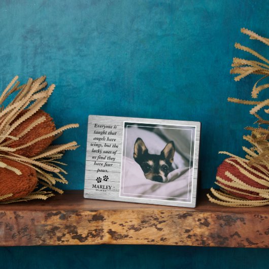 Rustic Licht Hout Huisdier Verlies Huisdier Herden Fotoplaat (Zijkant)