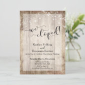 Rustic Licht Hout & Lichten, We Zijn Gevlucht, Ont Kaart (Staand voorkant)