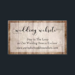 Rustic Light Brown Wood, Wedding Website - Gegeven Informatiekaartje<br><div class="desc">Deze detailkaartbijvoegsels zijn ontworpen om andere items aan te passen in een groeiende bruiloft- en gebeurtenissuite met roestvrij lichtbruin hout als achtergrond. Aan de voorzijde leest u "trouwwebsite" in een uitgewerkte scriptlettertype. Hieronder, in een editable serif doopvont kunt u uitgeven aangezien u houdt van, is ruimte voor een bericht en...</div>