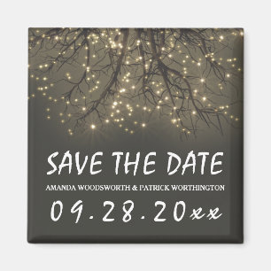 Rustic Lighting Wedding Band van de Boom sparen de Magneet